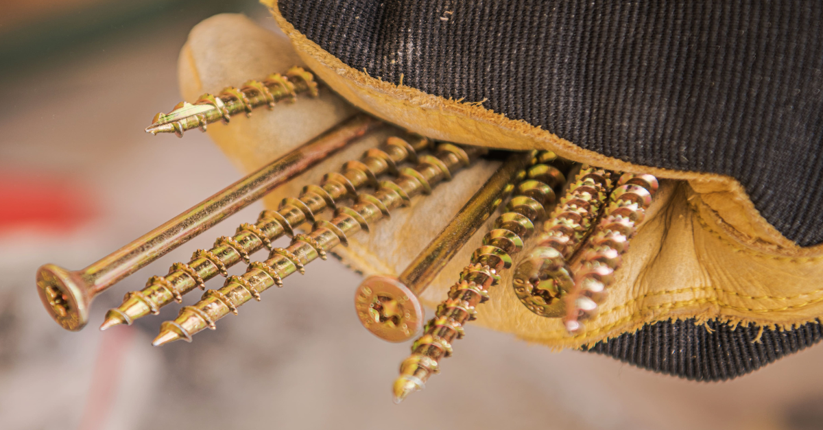 Sustainable screws for green building cover