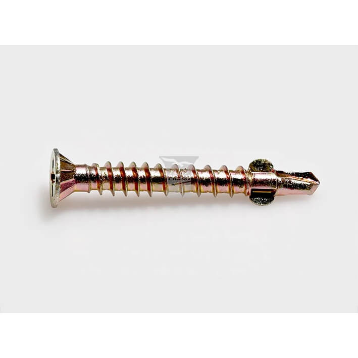 Countersunk 12-V-Ribs Head, Fiber Cement Board Screw