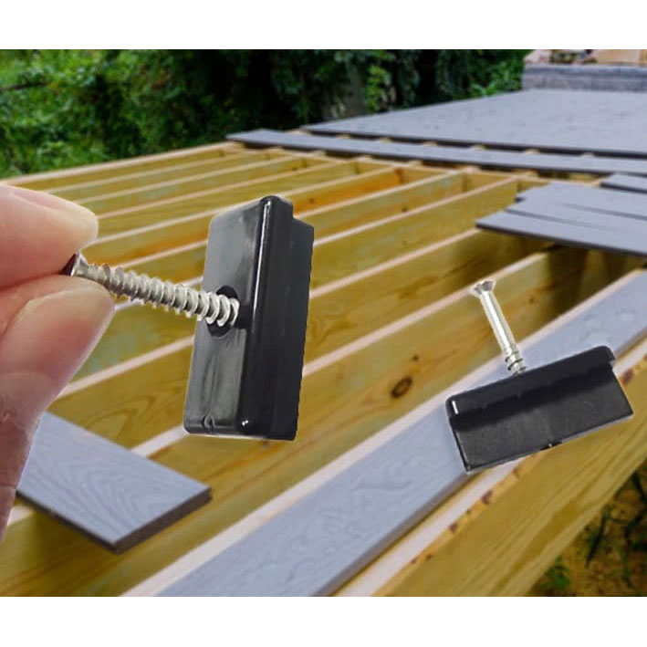 hidden decking fastener set