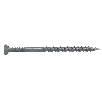 Low‑Torque Wood‑to‑Wood Deck Screw with Turbo Slant Tip