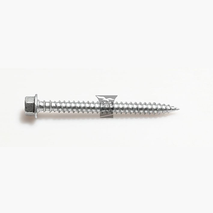 Hex Head Roofing Screw with Sharp Point