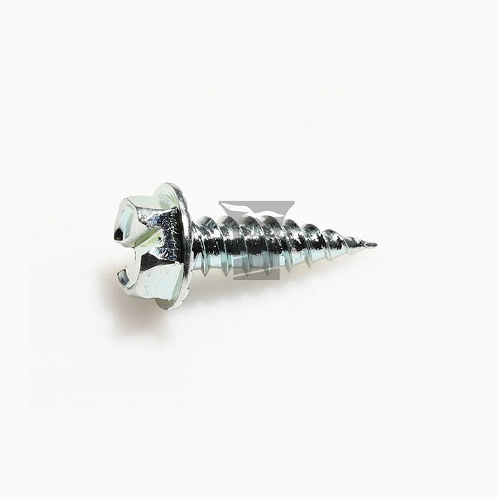 Slotted head, self piercing screw, sharp point