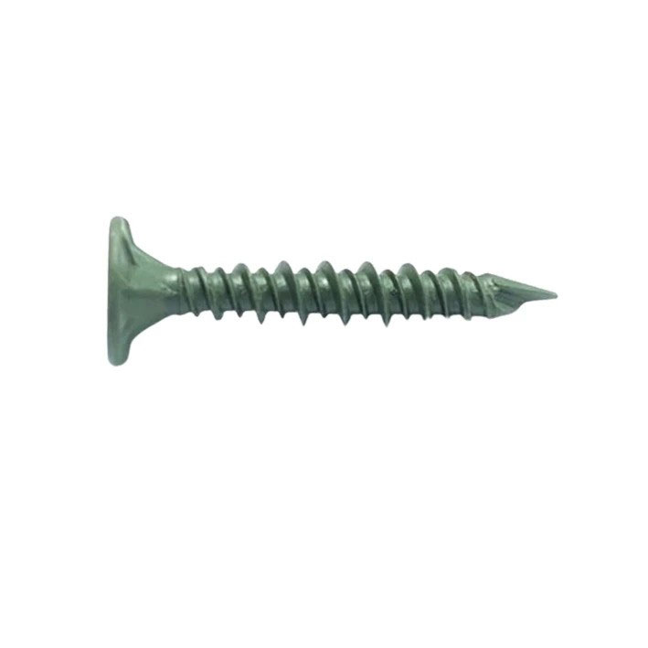 Wafer Head Cement Board Screw with Hi-Lo Thread and Spoon Point